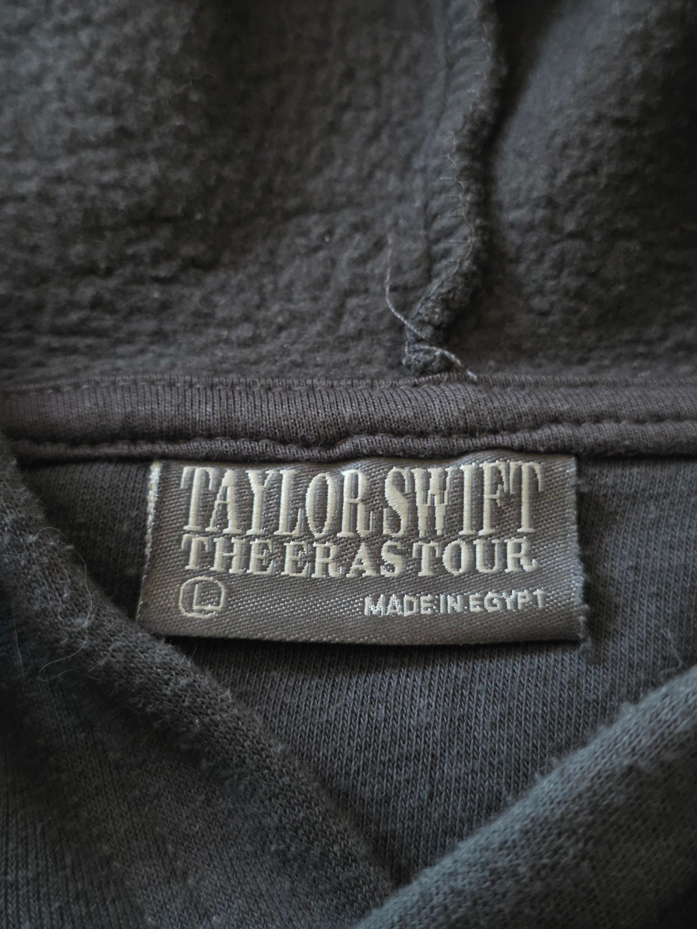Taylor Swift The Eras Tour Photo Collage Pullover Hoodie Black Size L 5