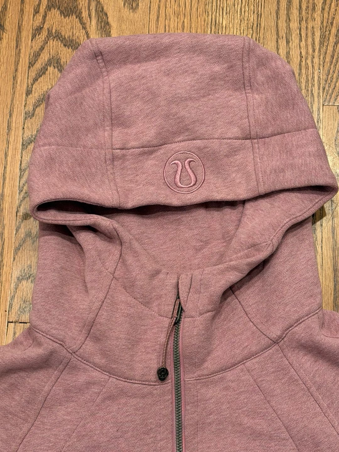 Lululemon Scuba Hoodie Full Zip Heathered Pink 3