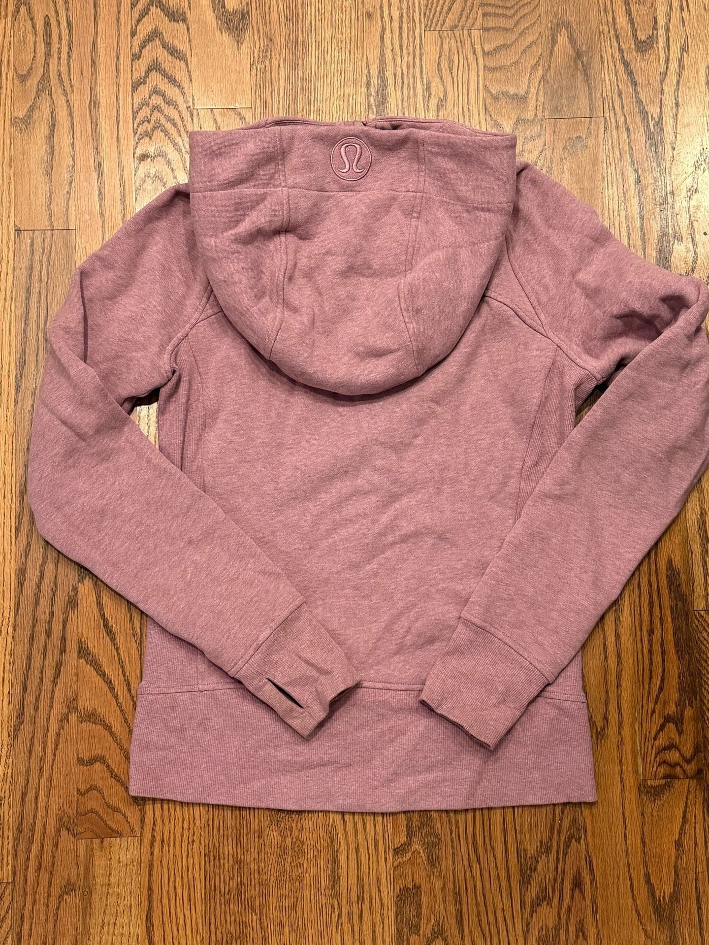 Lululemon Scuba Hoodie Full Zip Heathered Pink 5