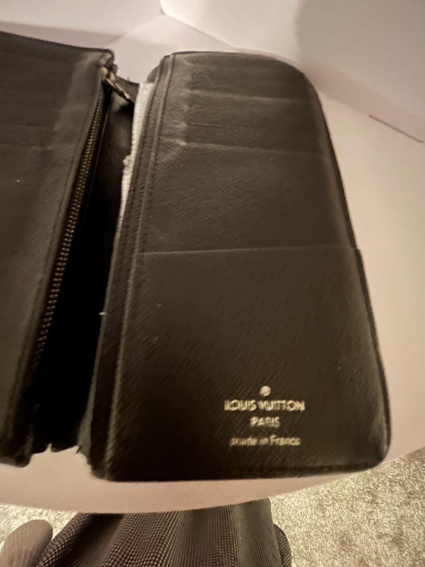Louis Vuitton Damier Graphite Pattern Coated Canvas Brazza Wallet - Black 5