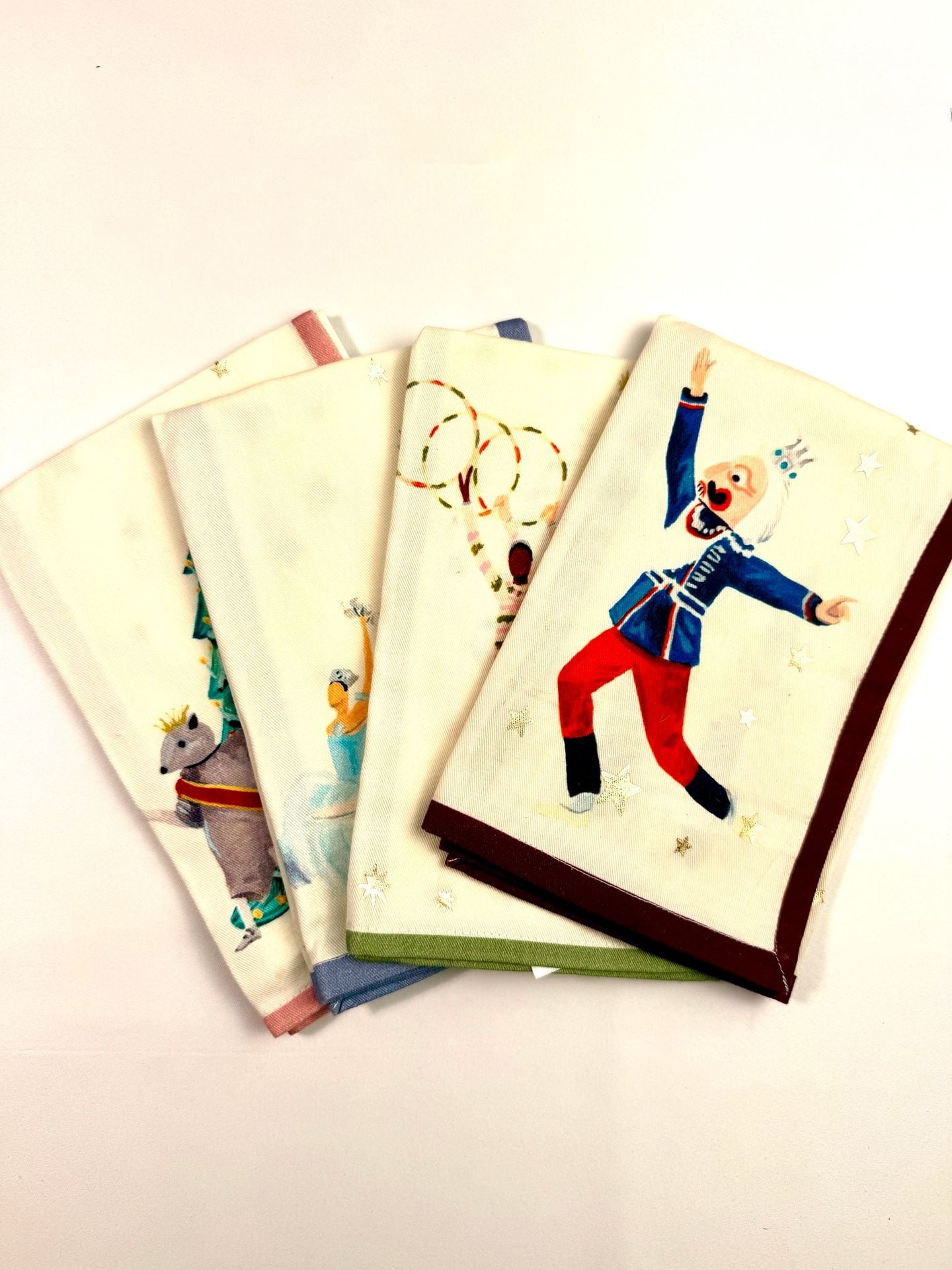 Anthropologie George Balanchine's The Nutcracker x New York City Ballet Set of 4 Cloth Napkins 2023 3