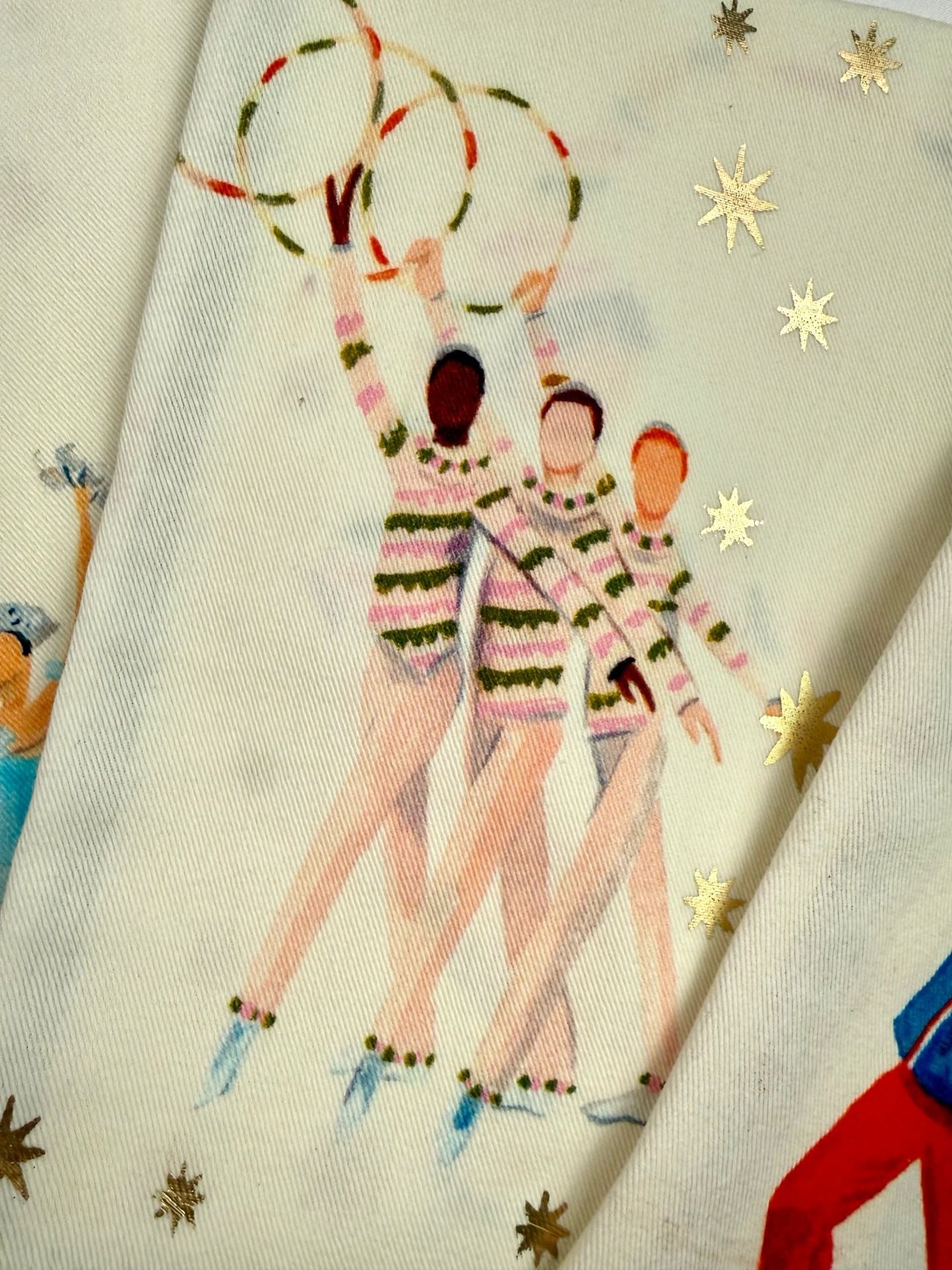 Anthropologie George Balanchine's The Nutcracker x New York City Ballet Set of 4 Cloth Napkins 2023 4