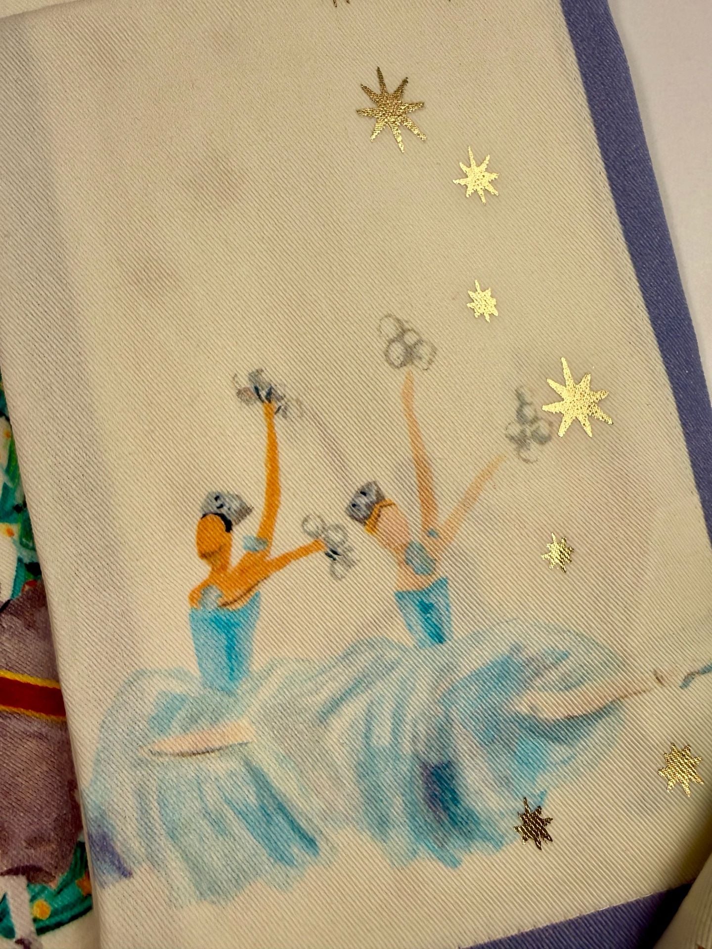 Anthropologie George Balanchine's The Nutcracker x New York City Ballet Set of 4 Cloth Napkins 2023 5