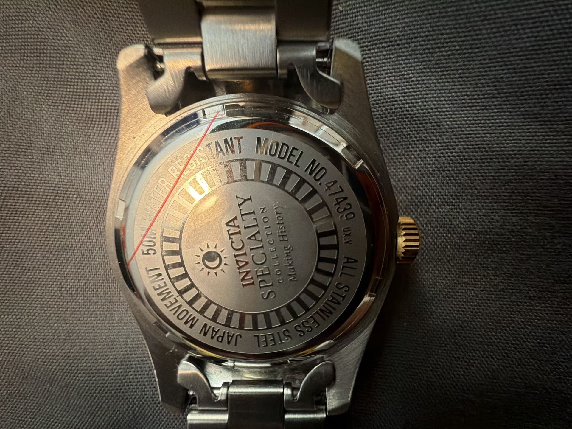 Invicta Specialty Collection Model No. 47439 Two-Tone Quartz Watch 5