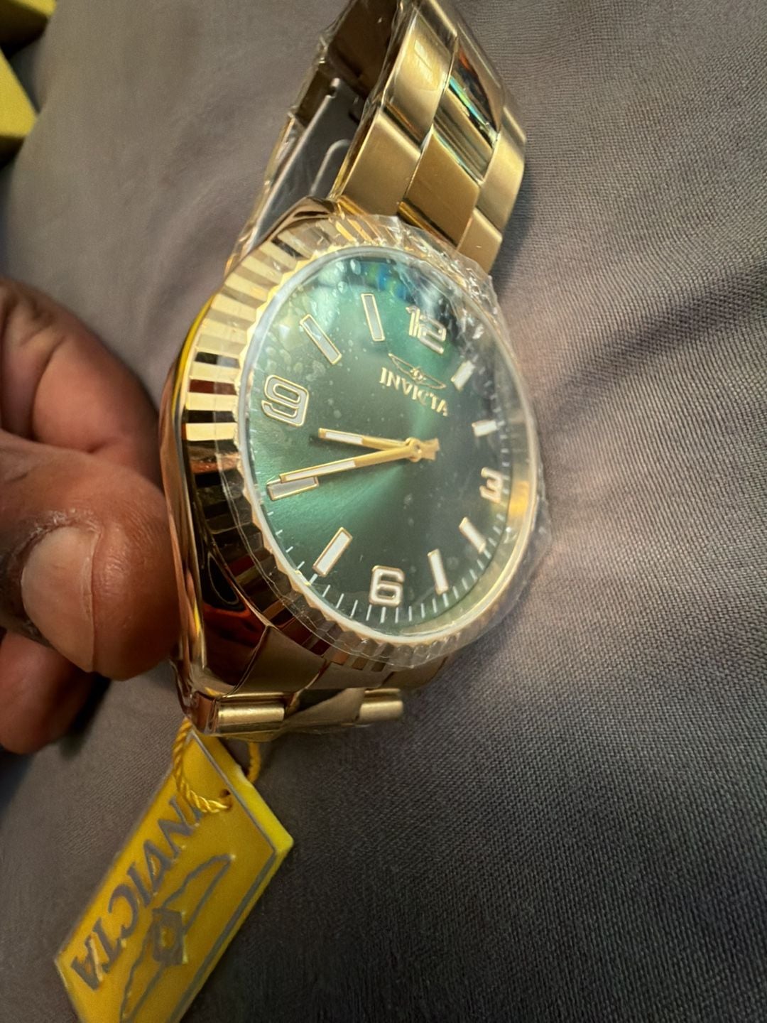 Invicta Men's 47459 Specialty Quartz 3 Hand Green Dial Watch - Macy's, 6