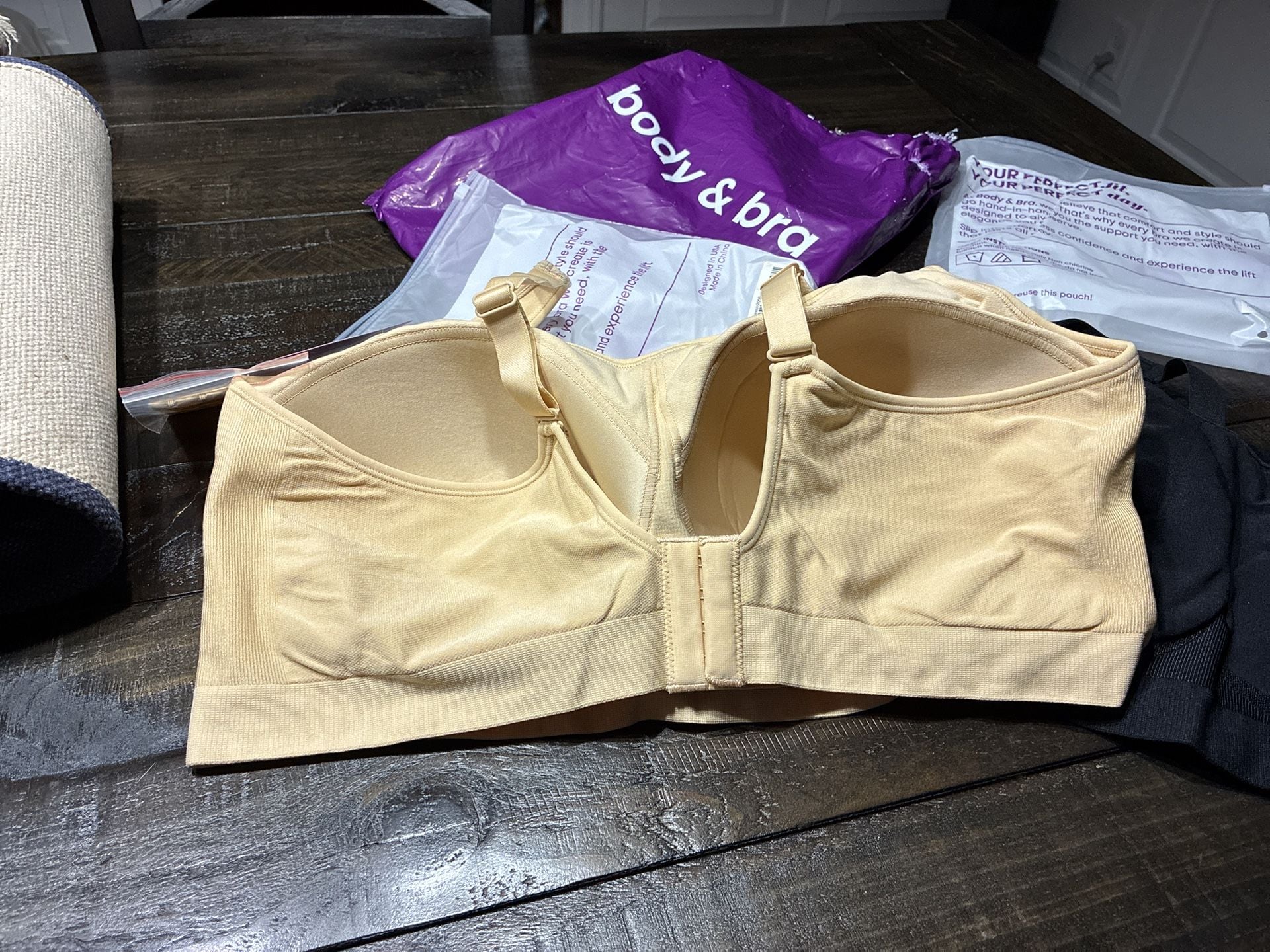 NIP Set of 2 Body & Bra Wireless Push Up Bra Seamless Supportive Plus Size 3XL 2
