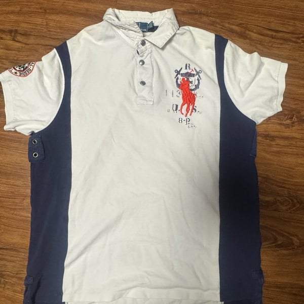 Polo Ralph Lauren USRL Patrol Coastal Rescue Big Pony Polo Shirt XL