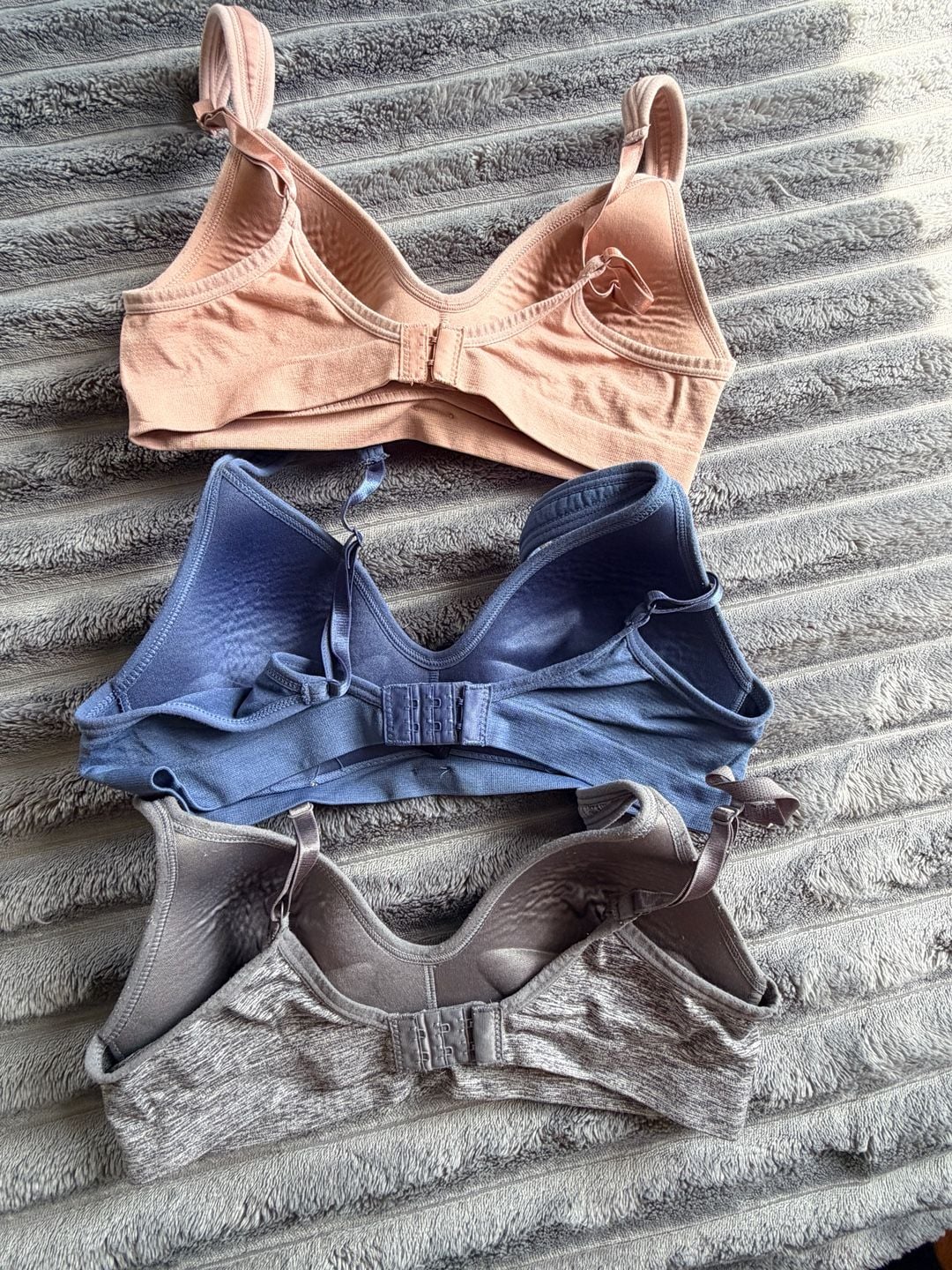 Nautica 3 Piece Intimates Wirefree Comfort Padded Bra Size 34B 2