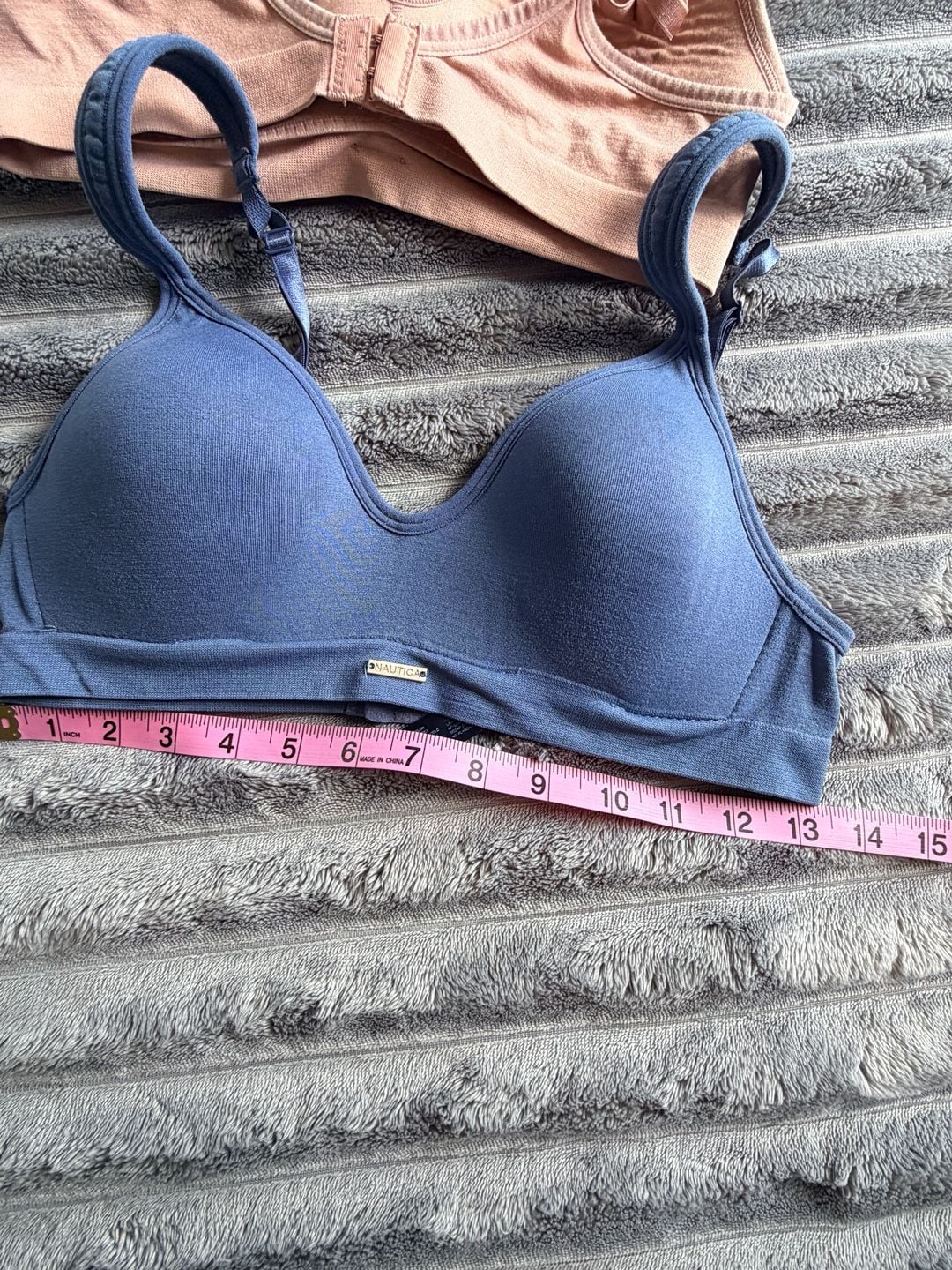 Nautica 3 Piece Intimates Wirefree Comfort Padded Bra Size 34B 4