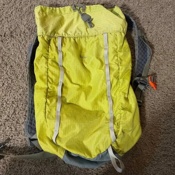 REI Co-op Flash Pack Yellow Ultralight Daypack