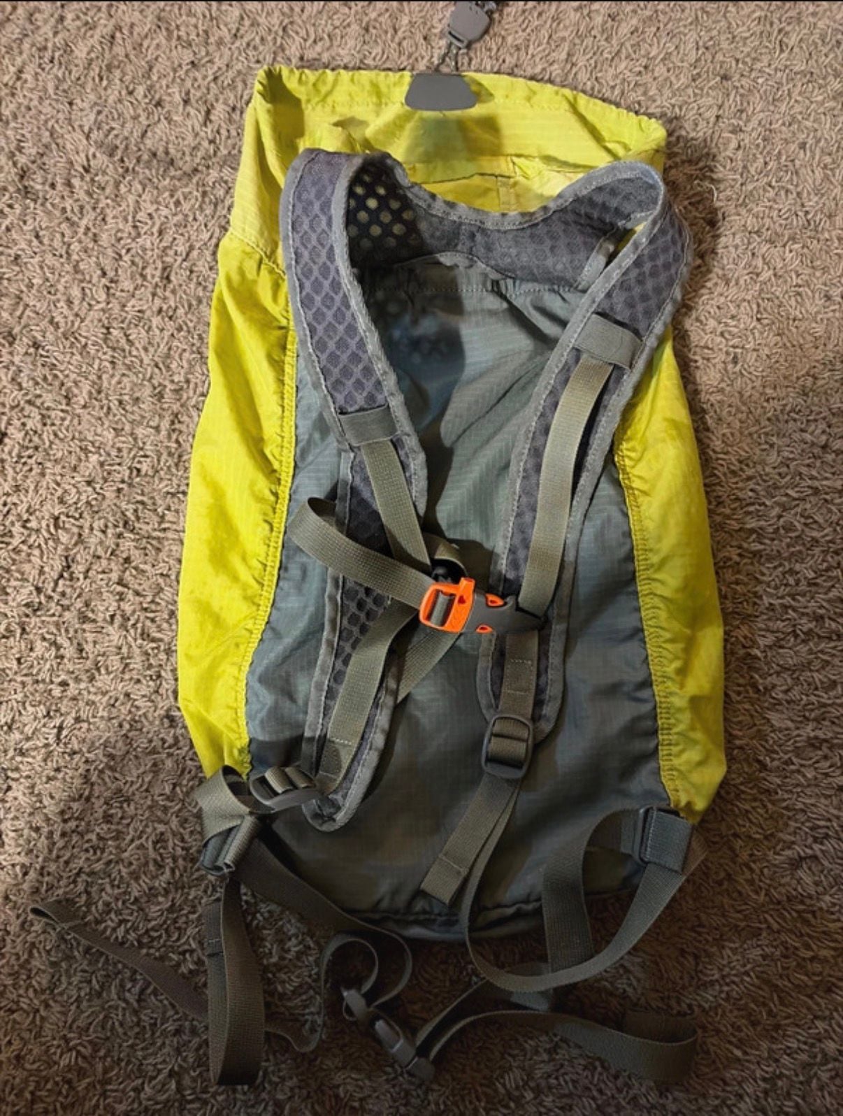 REI Co-op Flash Pack Yellow Ultralight Daypack 4