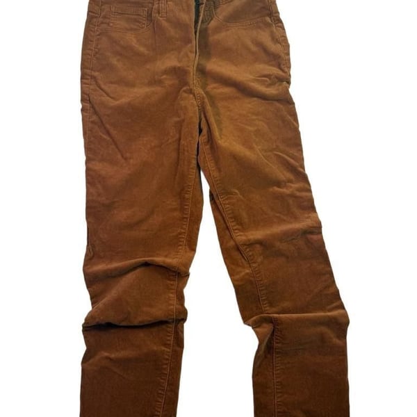 J.Crew Brown Corduroy Pants Women Size 28 High Rise
