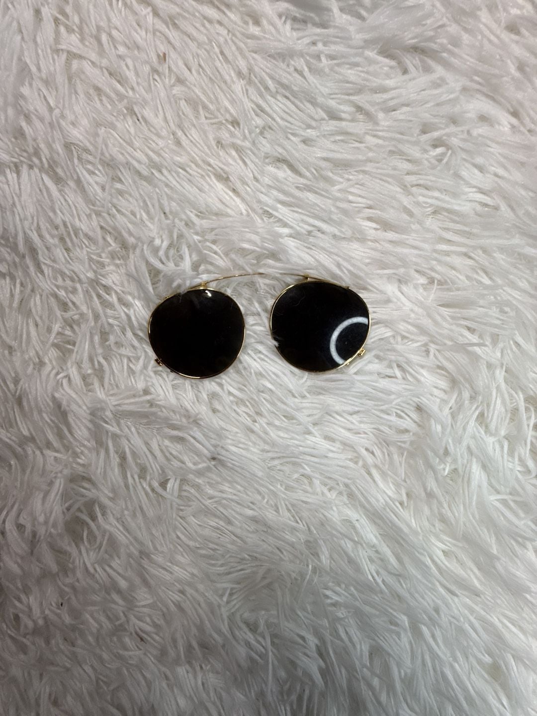 Gentle Monster Dear Classic Gold Round Eyeglasses With Sunclip 3