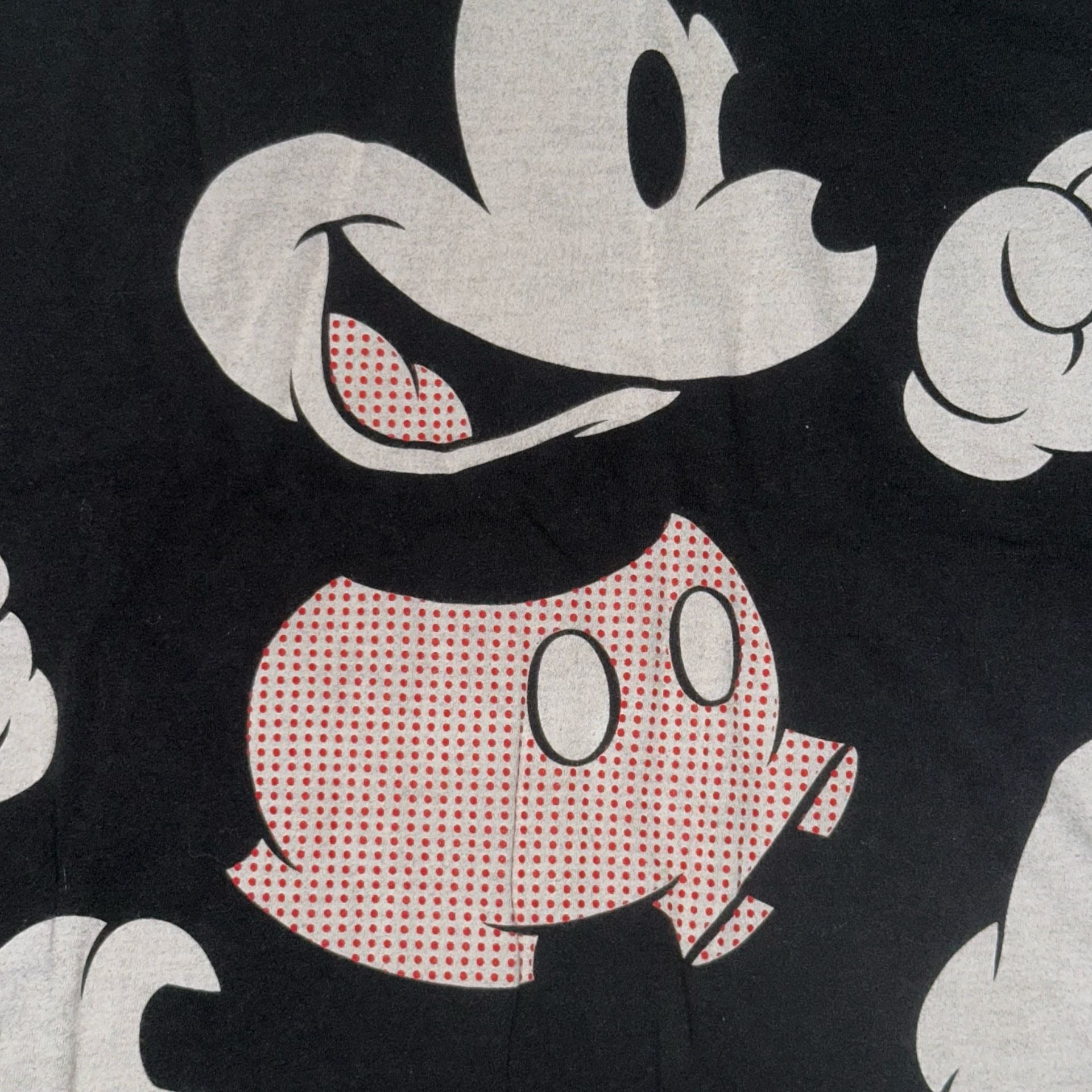 Disney Mickey Mouse Black Graphic T-Shirt 2