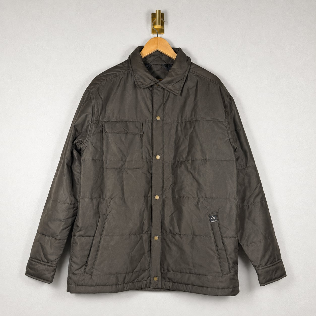 DRI DUCK Ranger 5368 Insulated Work Jacket Men’s L Brown Snap Front 2