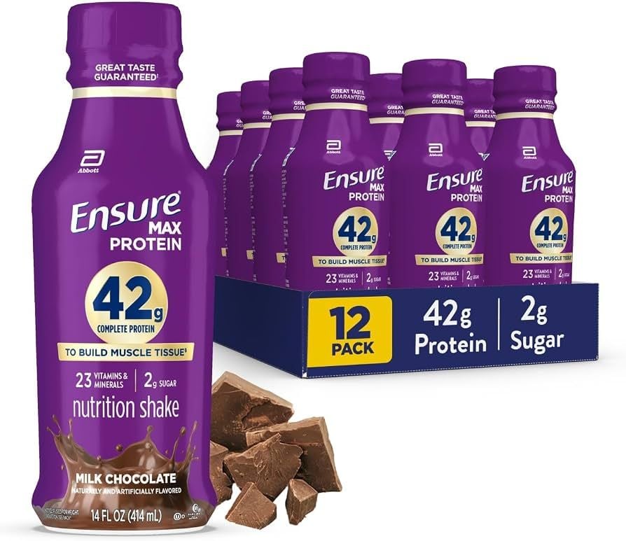 Ensure Max Protein Nutrition Shake, French Vanilla, 14 fl oz, 12 Pack 2