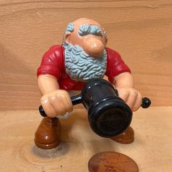 Vintage 1994 Fisher Price Great Adventures Pirate Figure with Cannon