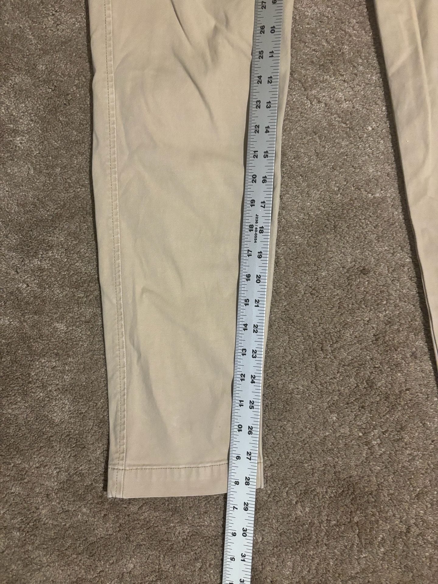 Levi’s Jeans XX Chino Pants 33x32 Relaxed Taper Fit Stretch Khaki 9
