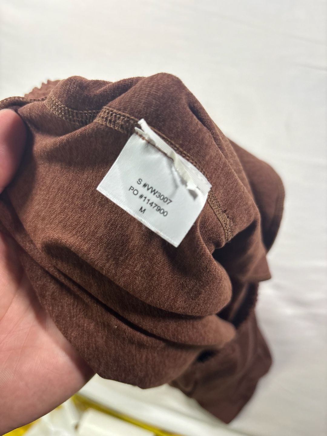 Vuori women’s Shorts Fleece Short Size Medium Earth Brown Heather 5
