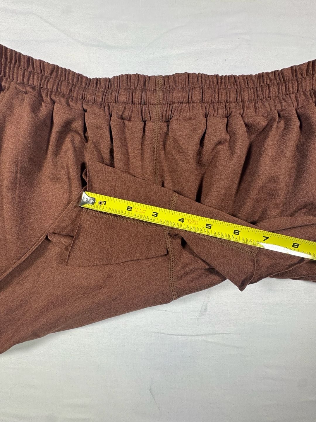 Vuori women’s Shorts Fleece Short Size Medium Earth Brown Heather 6