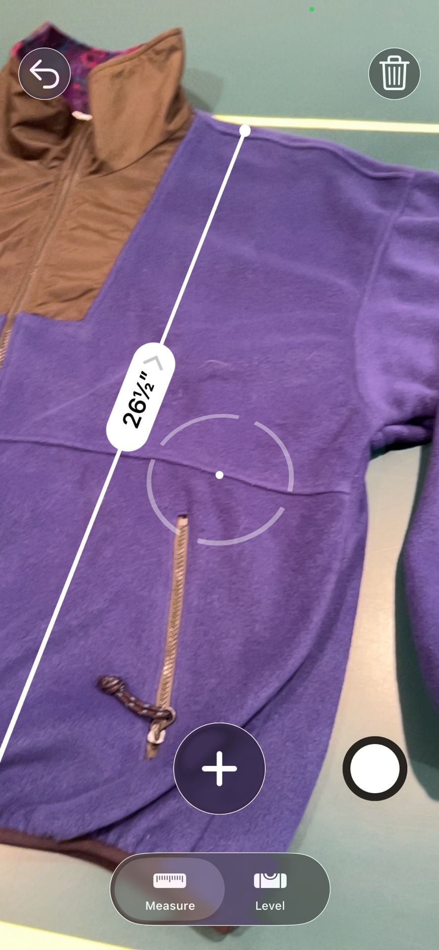 Vintage 90s Columbia Purple & Brown Geometric Fleece Full Zip Jacket 7