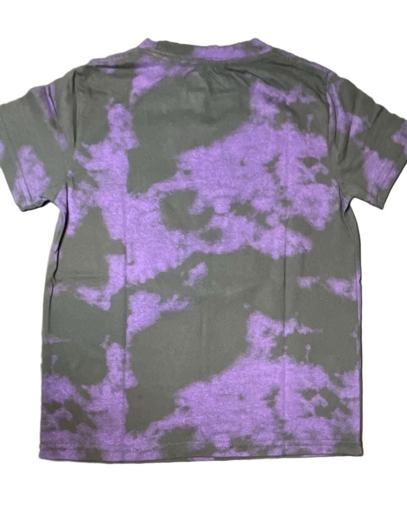 Kids Pokemon Gengar Ghost-Type Graphic T-Shirt Black Purple Tie-Dye 4