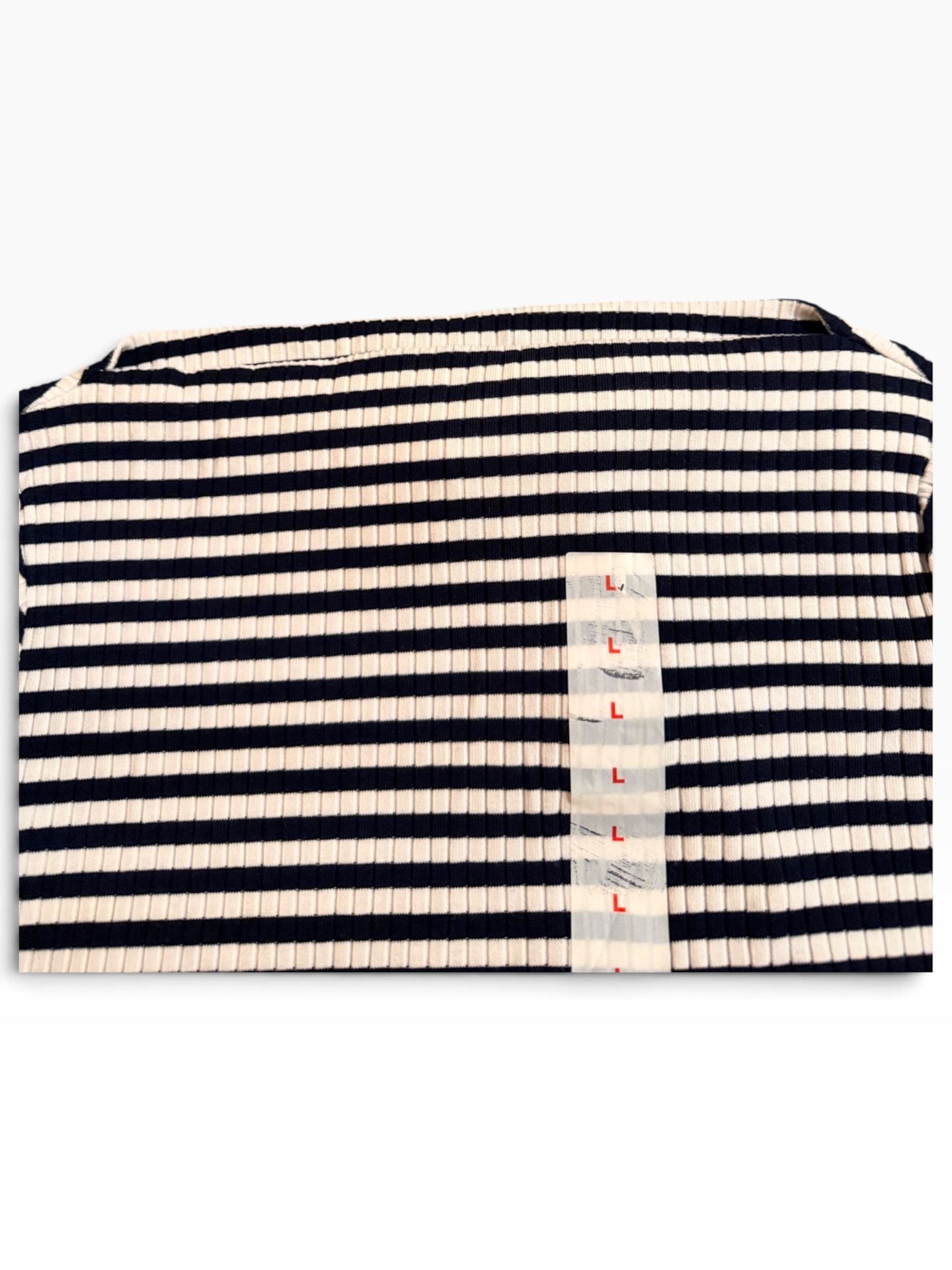 Old Navy Striped Ribbed Boat-Neck T-Shirt 5