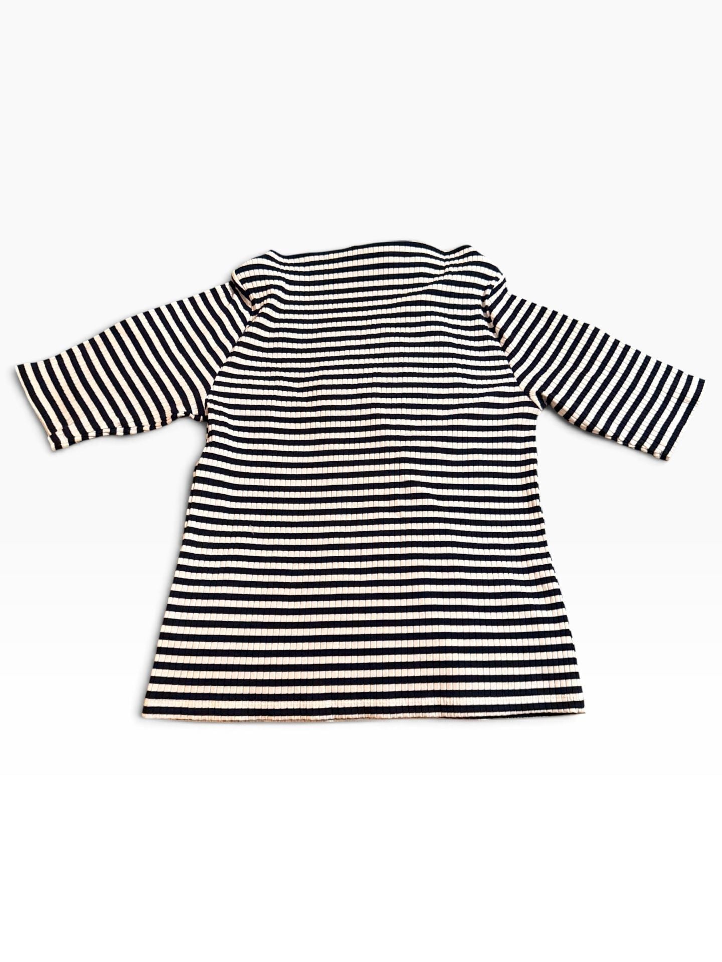 Old Navy Striped Ribbed Boat-Neck T-Shirt 8