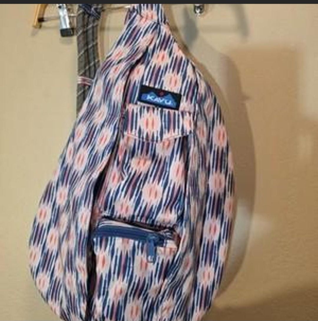 KAVU Rope Sling Bag River Ikat Crossbody Backpack 2