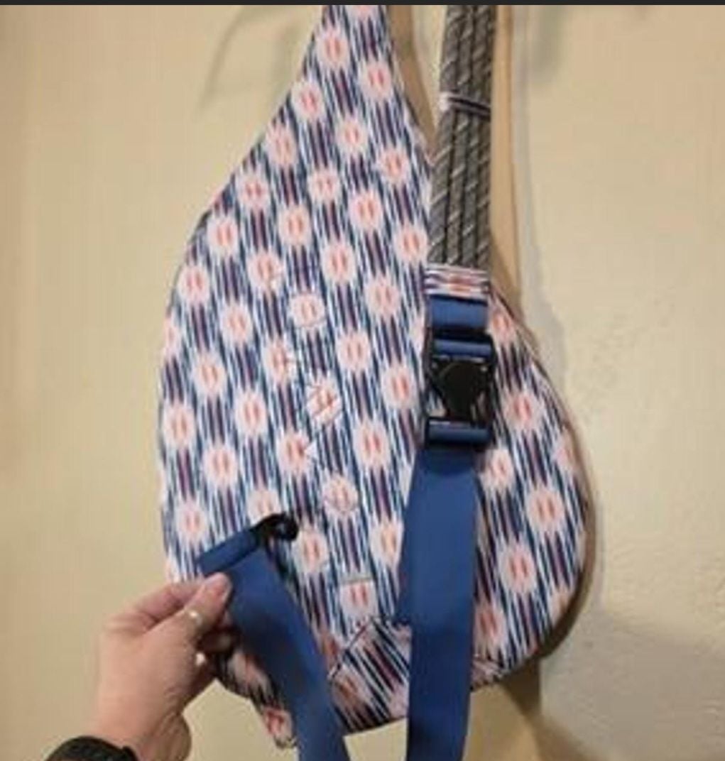 KAVU Rope Sling Bag River Ikat Crossbody Backpack 3