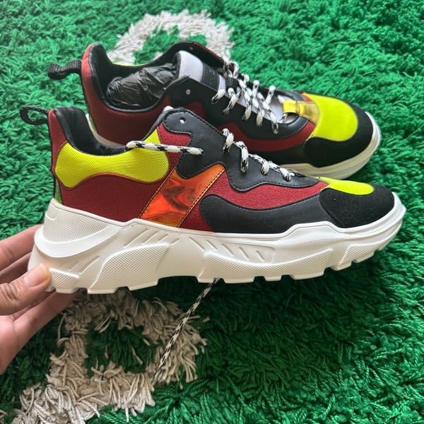 John Geiger 003 Black/Red/Lime Sneakers