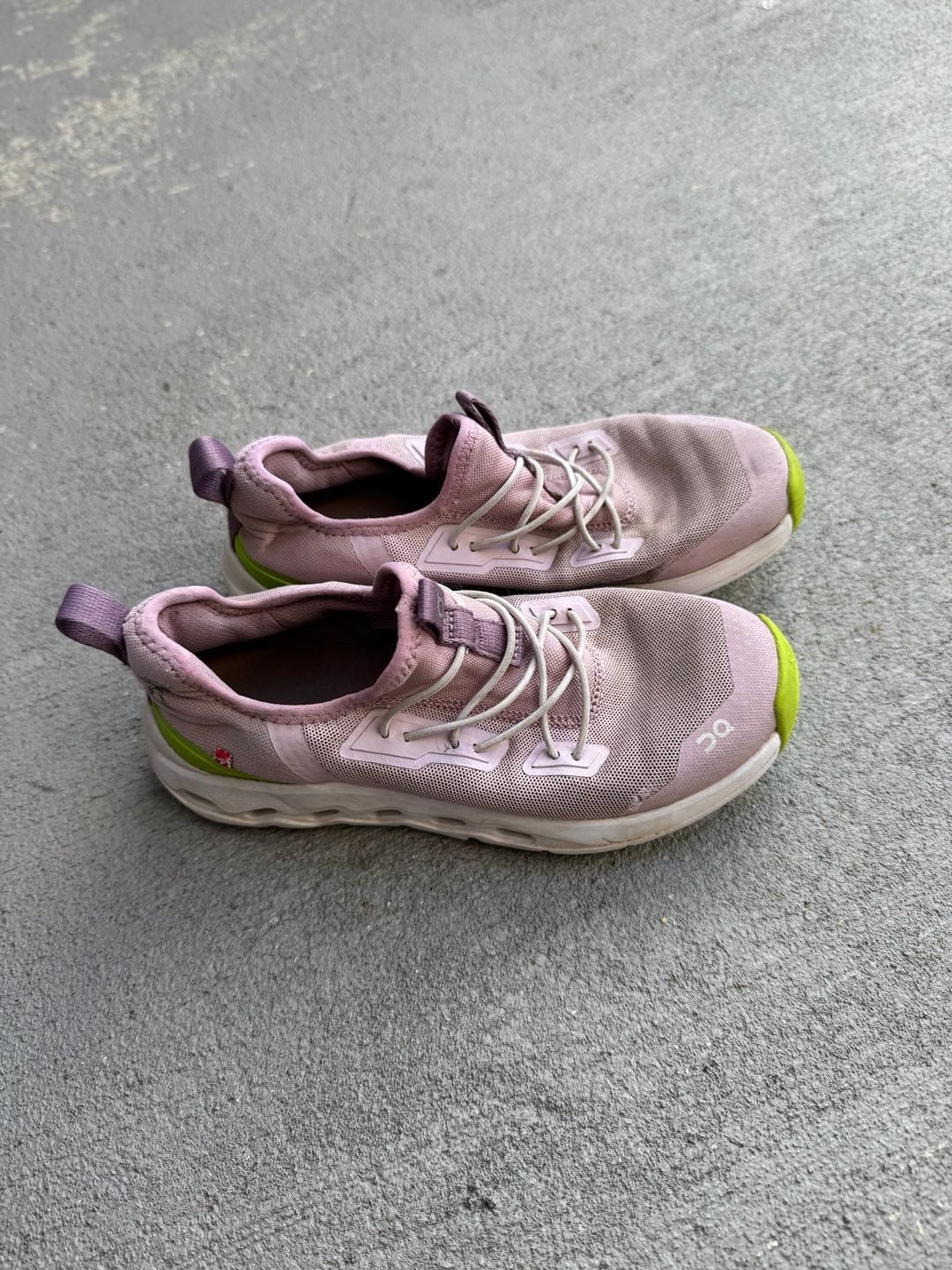 On Running Cloudleap Kids Mauve Kiwi Little Kids Sneakers 3