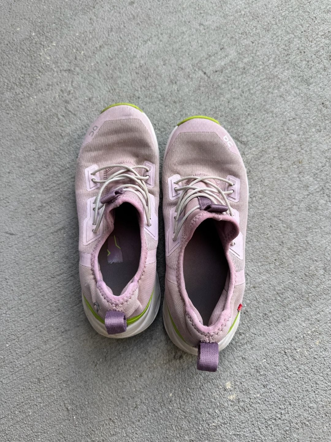 On Running Cloudleap Kids Mauve Kiwi Little Kids Sneakers 4