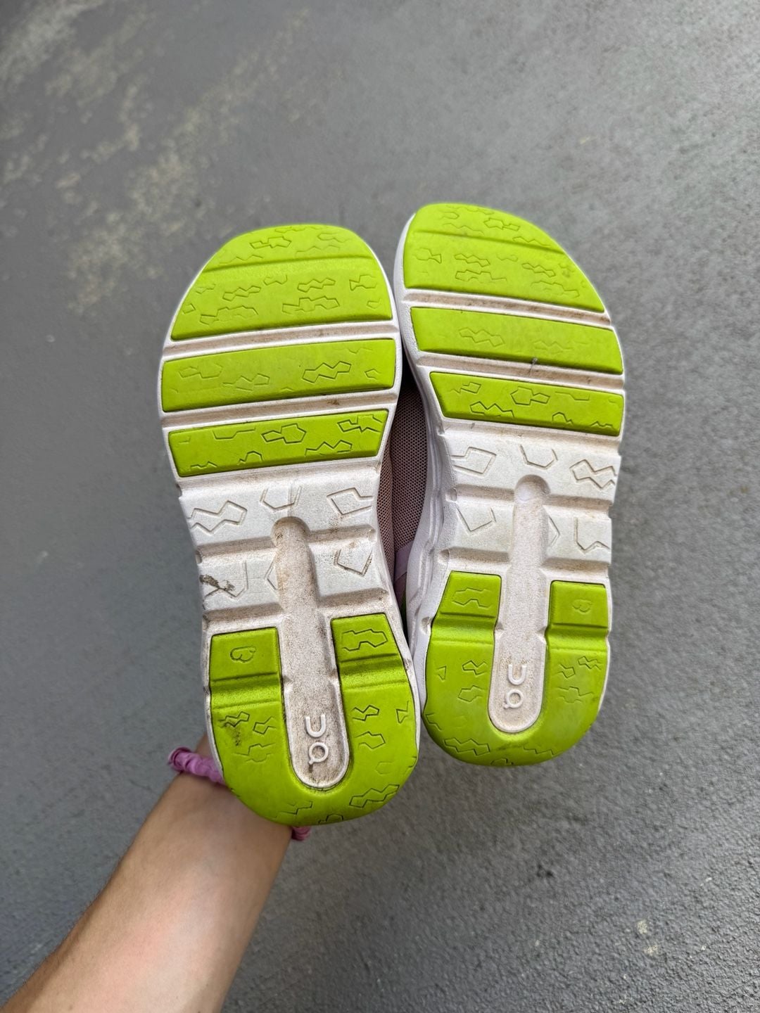 On Running Cloudleap Kids Mauve Kiwi Little Kids Sneakers 5