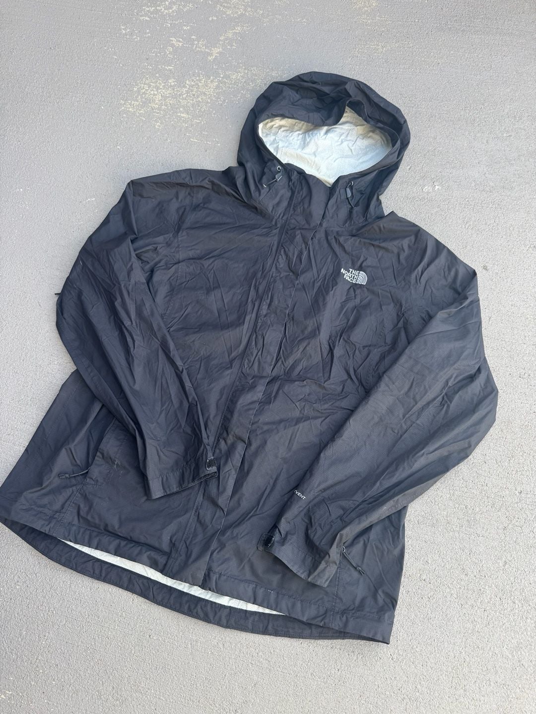 The North Face Women's DryVent Black Rain Jacket Windbreaker Size Large 3