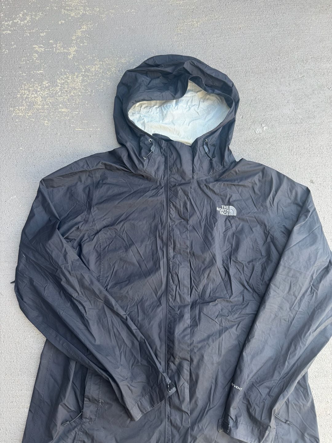 The North Face Women's DryVent Black Rain Jacket Windbreaker Size Large 4