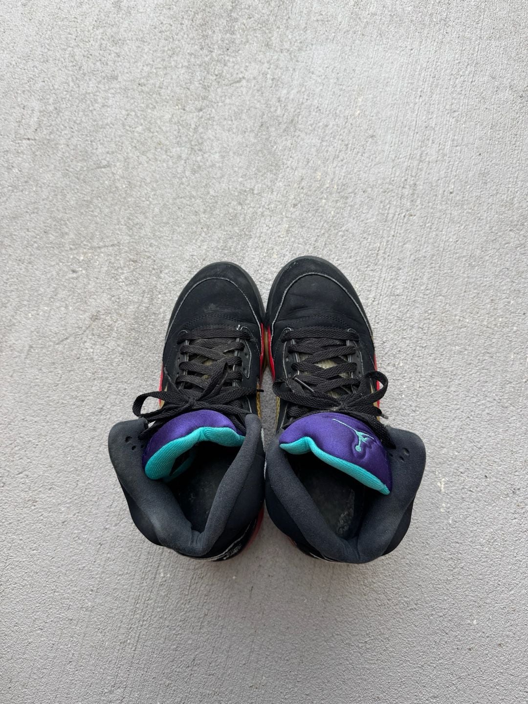 Air Jordan 5 Retro Top 3 Black 2020 Grape Metallic Fire Red (CZ1786-001) 4