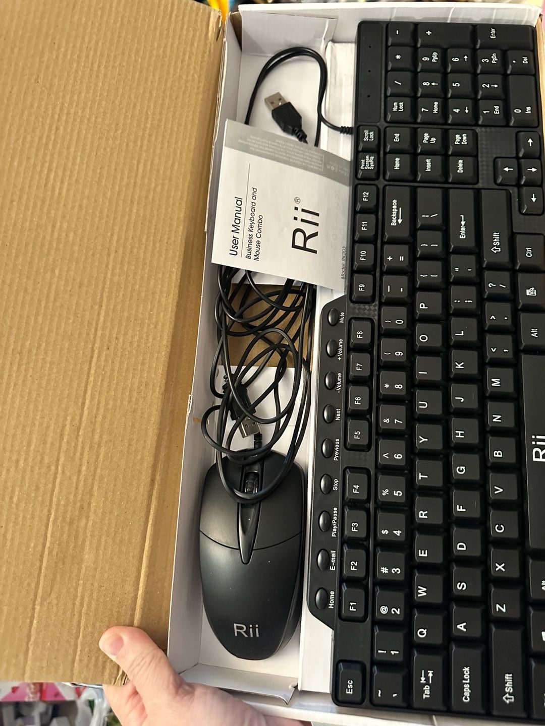 Rii Business Keyboard & Mouse Combo RK203 5