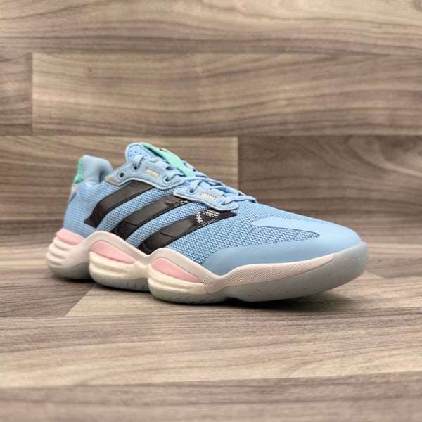 Adidas Stabil 16 Shoes Women, Glow Blue/Shadow Navy/Core Black NWOT
