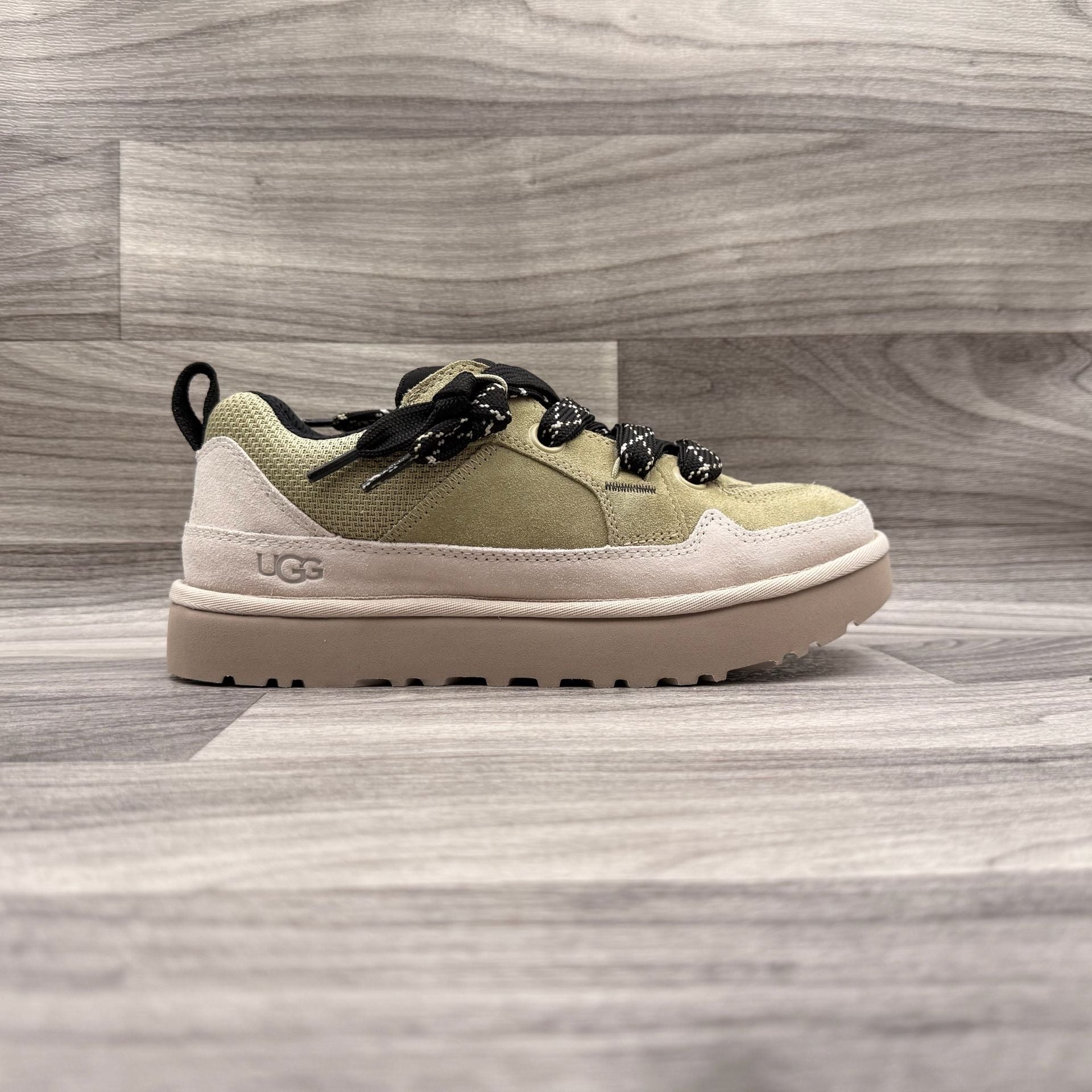 UGG Men's Lo Lowmel Fashion Sneakers NWOT 1169493-MTY Muted Brass / Putty 9