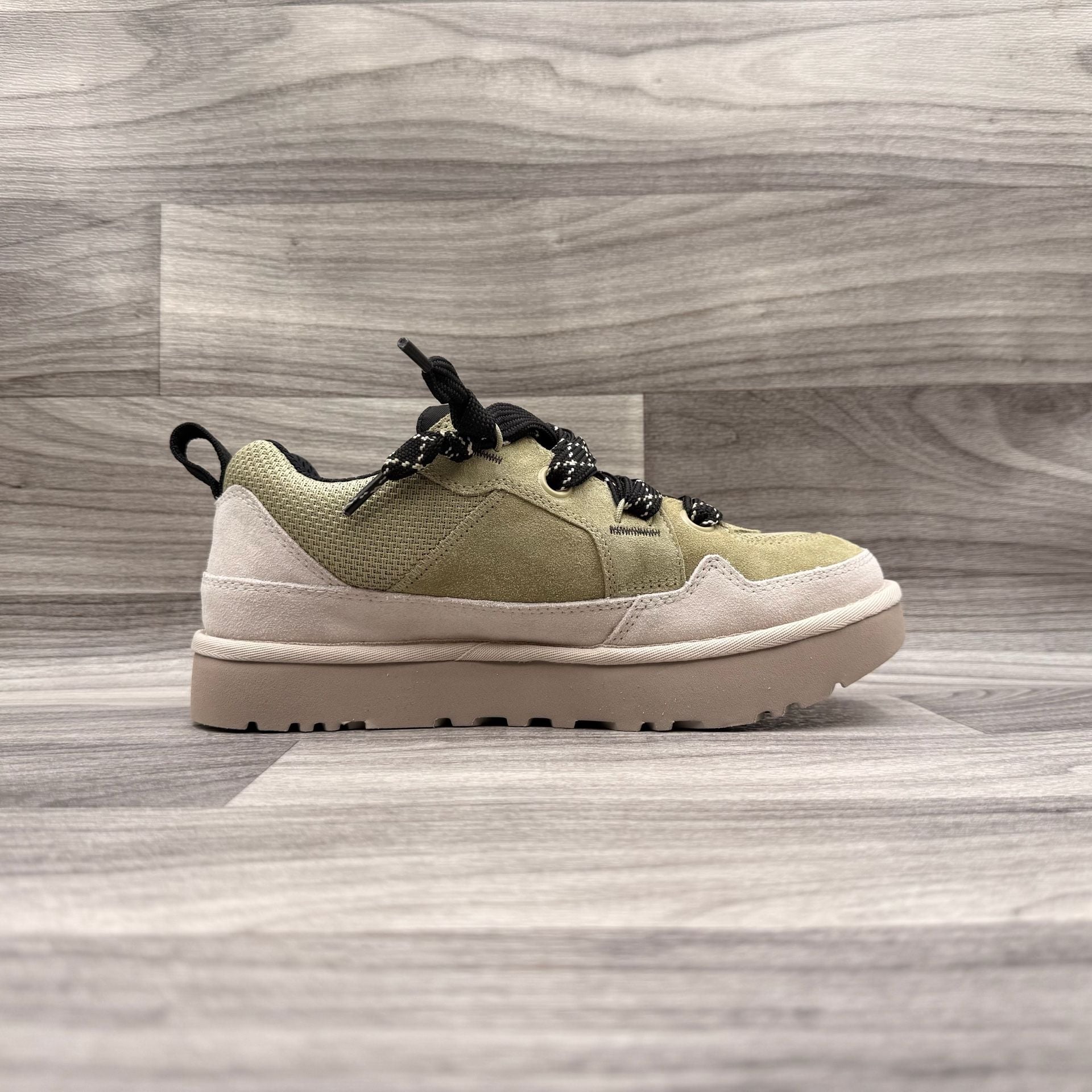 UGG Men's Lo Lowmel Fashion Sneakers NWOT 1169493-MTY Muted Brass / Putty 13