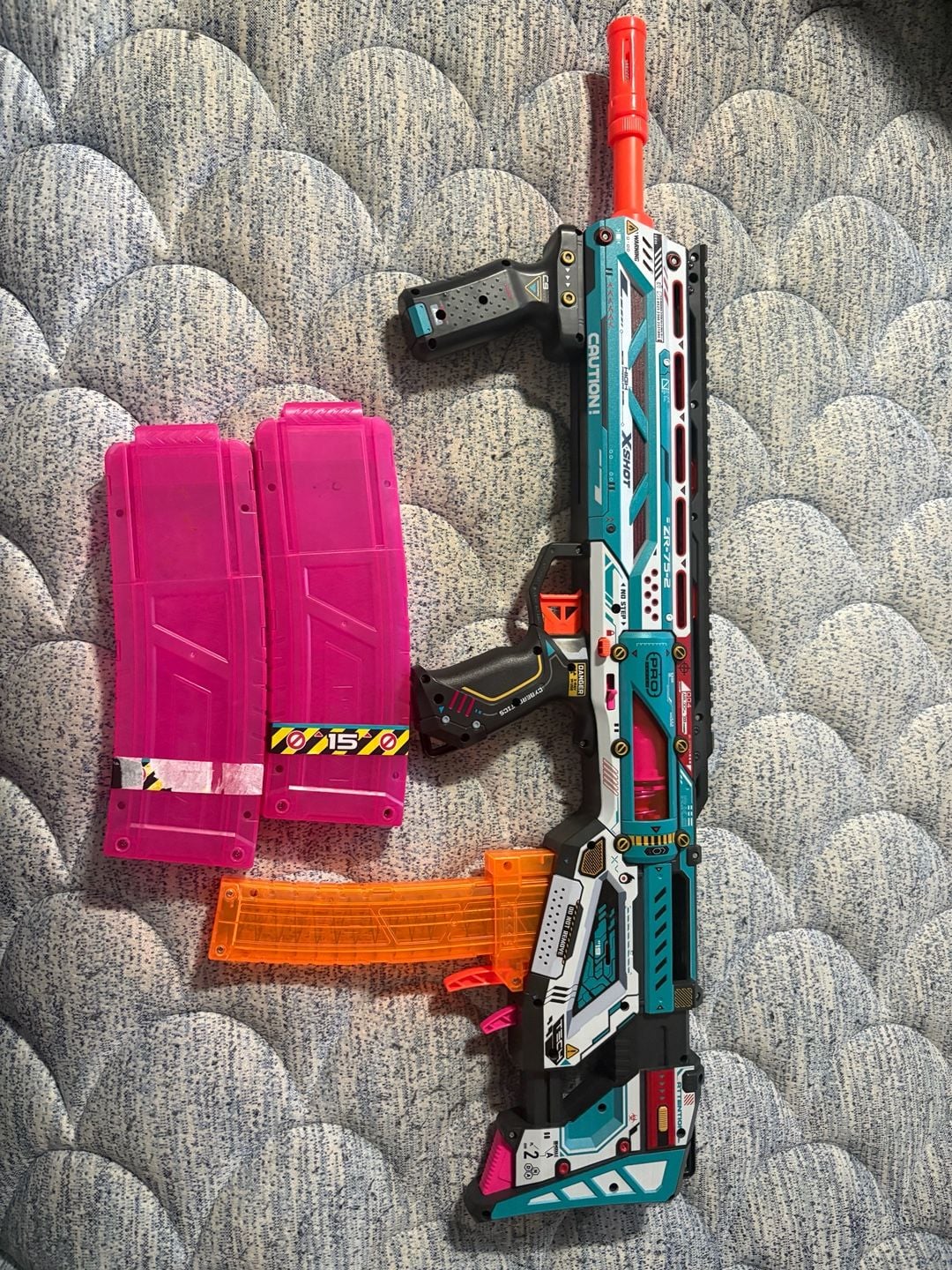 Zuru X-Shot Skins Pro Series 1 Long Shot Dart Blaster with Extra Magazines 1