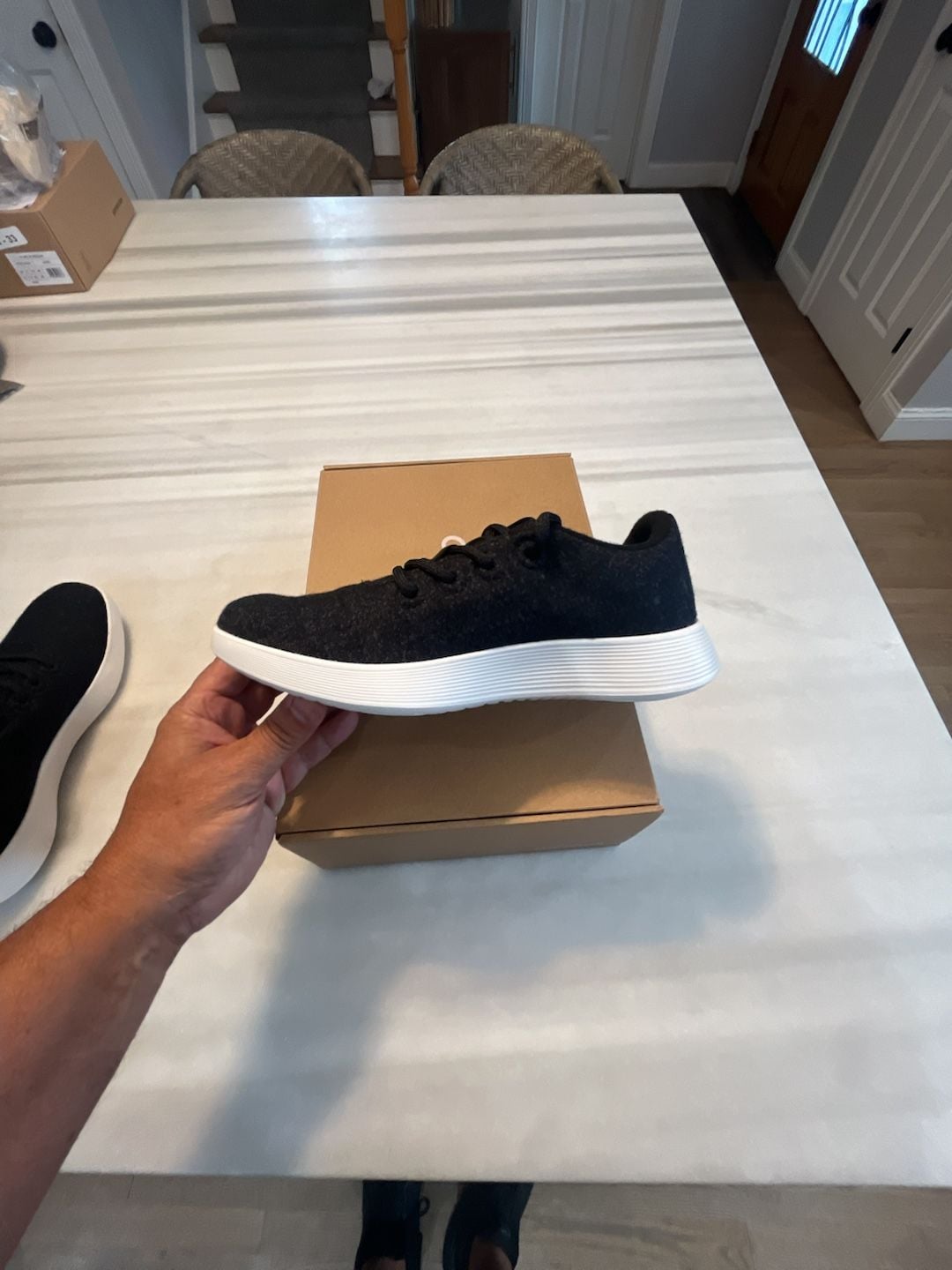 Allbirds Men's Wool Runner Go Black Sneakers with Box 7