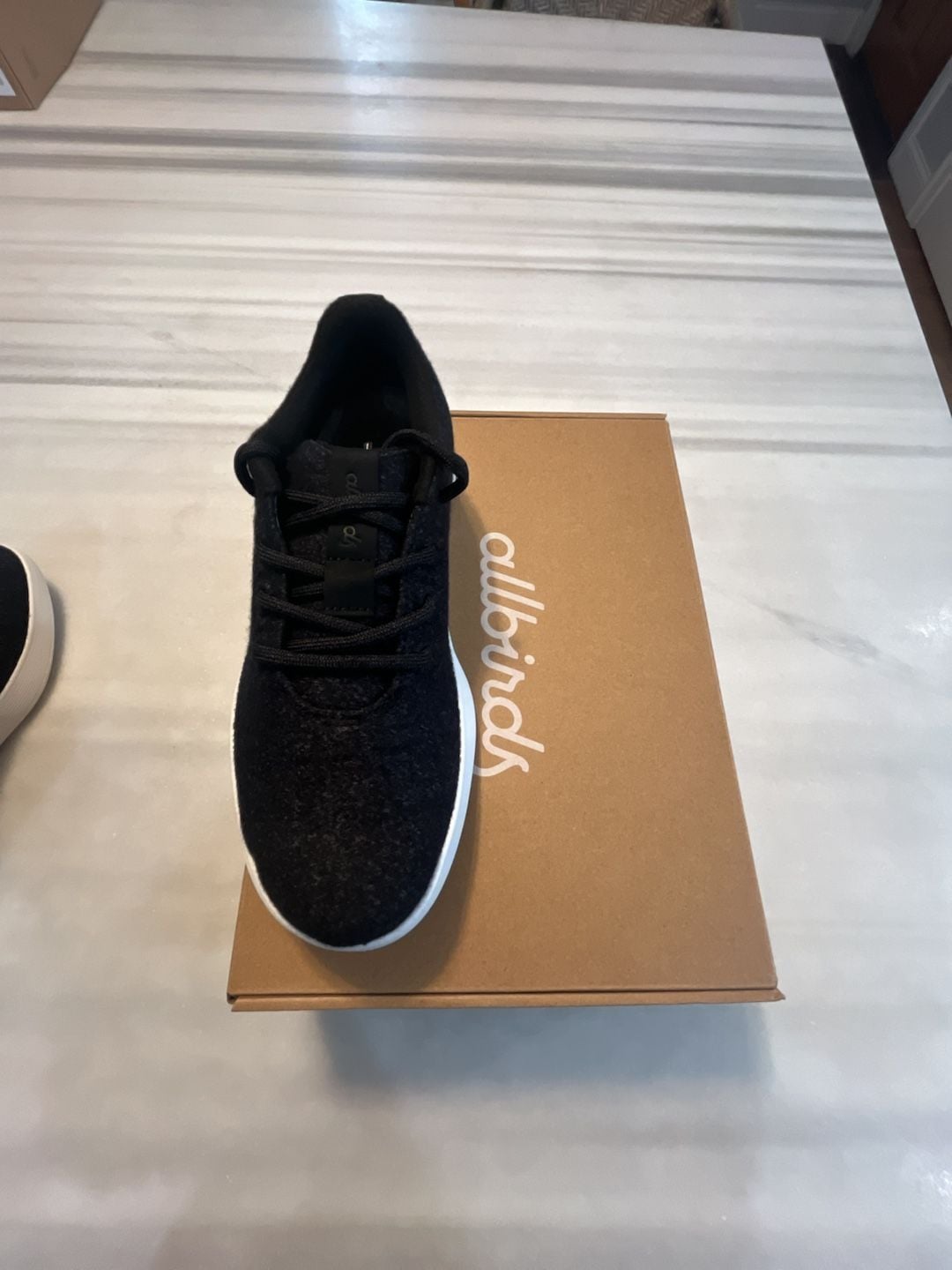 Allbirds Men's Wool Runner Go Black Sneakers with Box 8