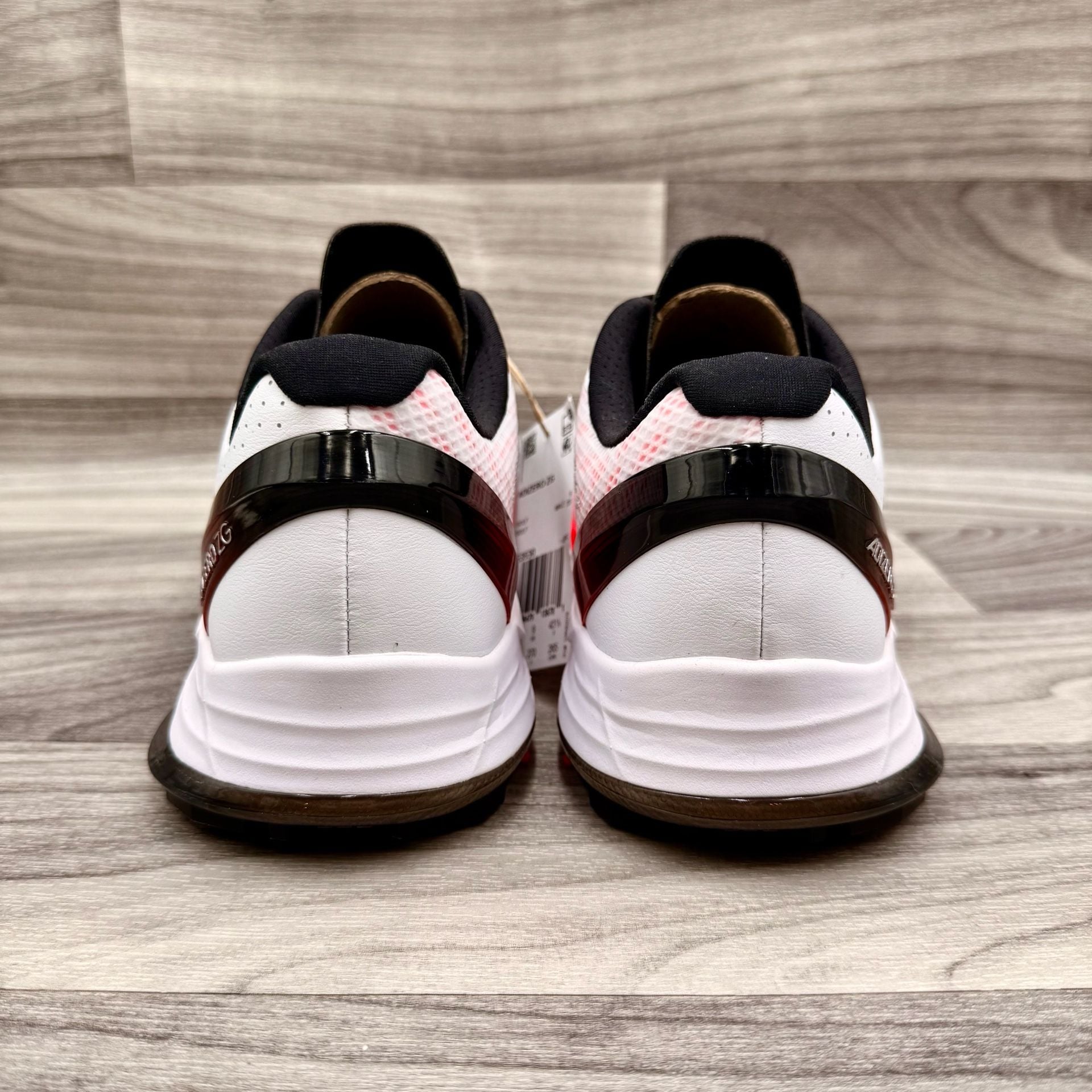 Adidas Adizero ZG Spikeless Golf Shoes White/Red/Black Men’s 9.5 10