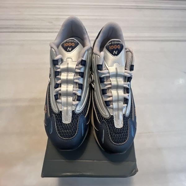 New Balance 1000 Vintage Indigo Light Silver Metallic Sneakers