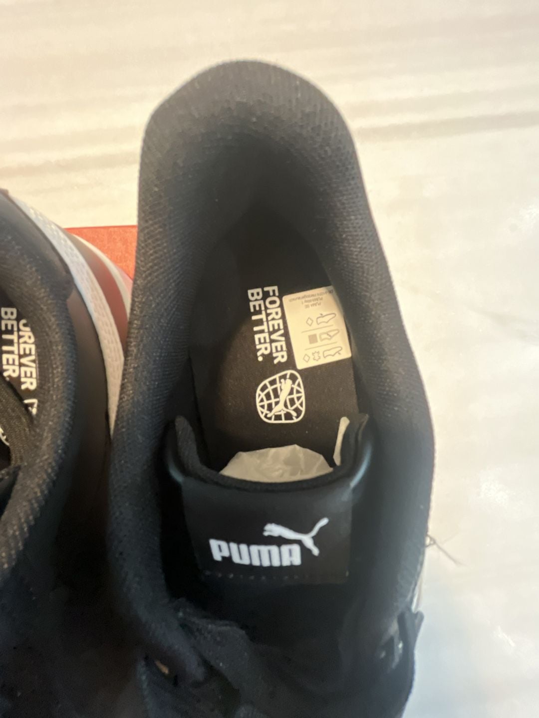 Puma Smash 3.0 L Black White Sneakers Size 7.5 8