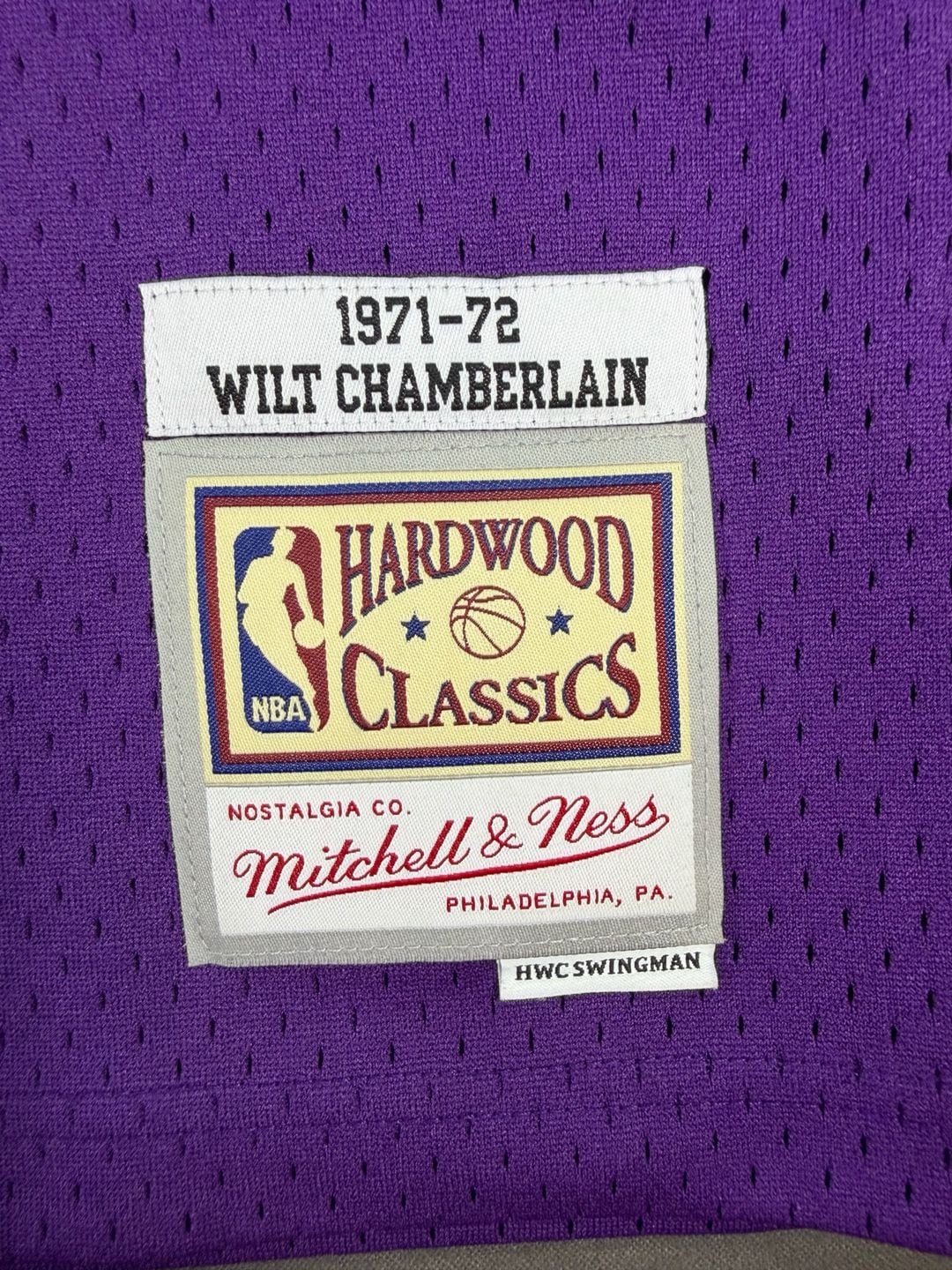 Mitchell & Ness Los Angeles Lakers 1971-72 Wilt Chamberlain Swingman Jersey 6