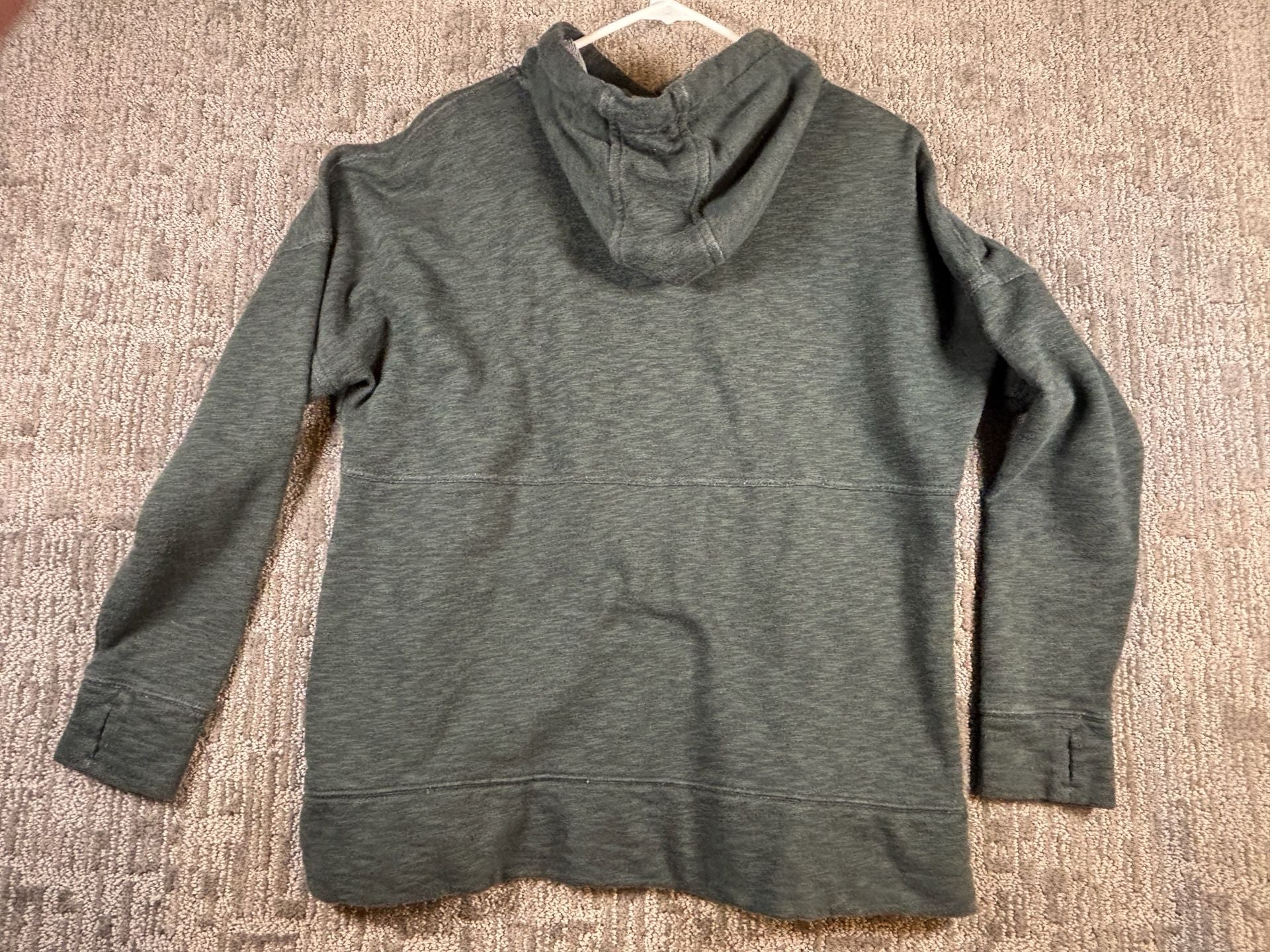 Carhartt Women's Relaxed Fit Green Heather Newberry Hoodie Sweatshirt 240 5