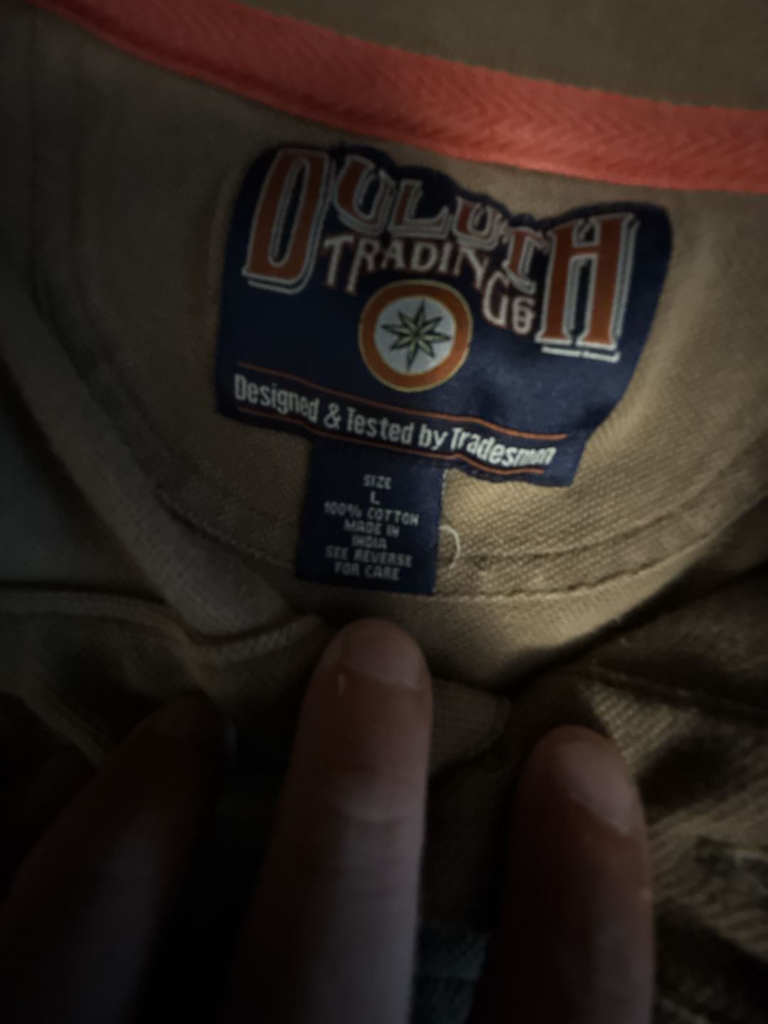 Duluth Trading Co. Long Sleeve Button-Up Shirt 4